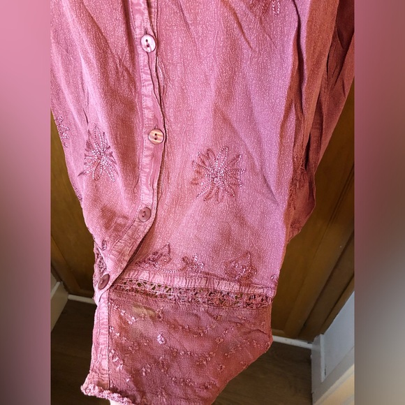 NWT Sol Top Embroidered Blouse Plus Size 3X - Picture 6 of 8